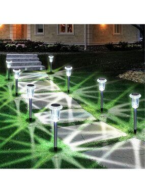 Solar Pathway Lights Outdoor Garden Lights Waterproof LED Landscape Lights